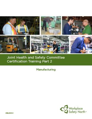 JHSC Prt 2 Manufacturing Cover