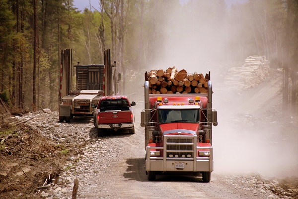 Trucks right of way