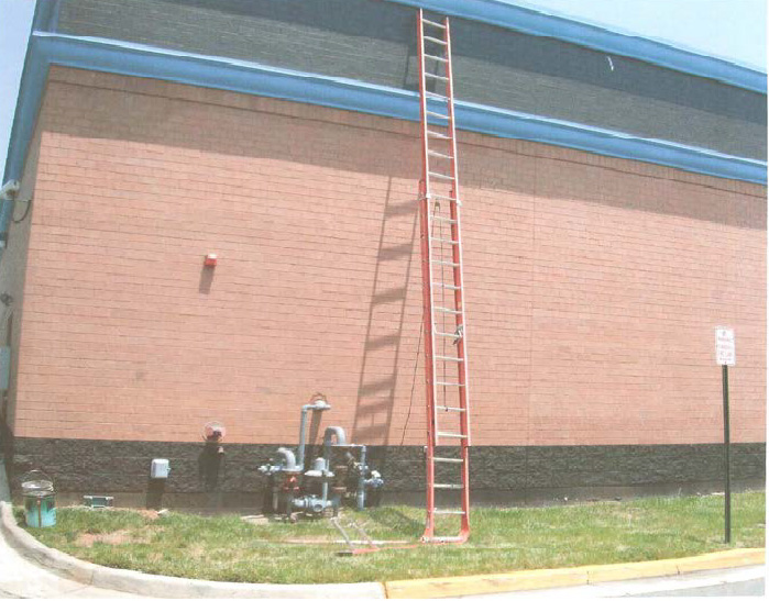 Ladder collapse