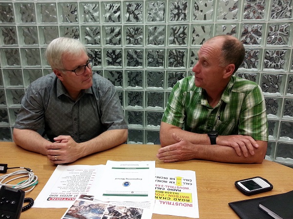 Tom Welton and Steve Bros discuss new signage program