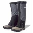Photo of winter boots with gaiters strapped on