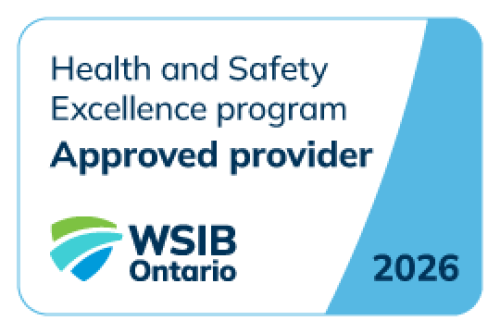 Health and Safety Excellence Program approved provider badge